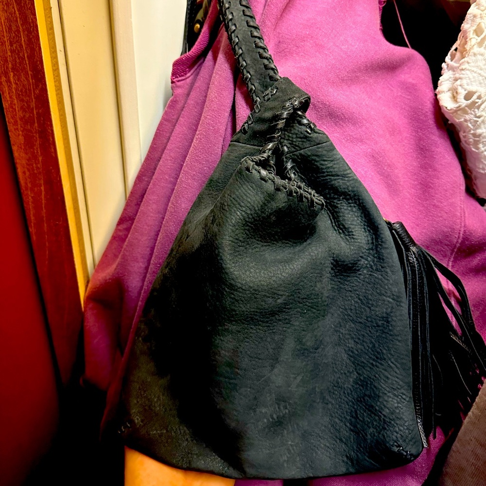 HOBO Suede Clutch